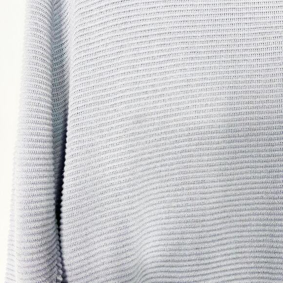 Aritzia Wilfred XSmall Light Blue Purple Blanchard Sweater 3/4 Sleeve Textured - Picture 5 of 8